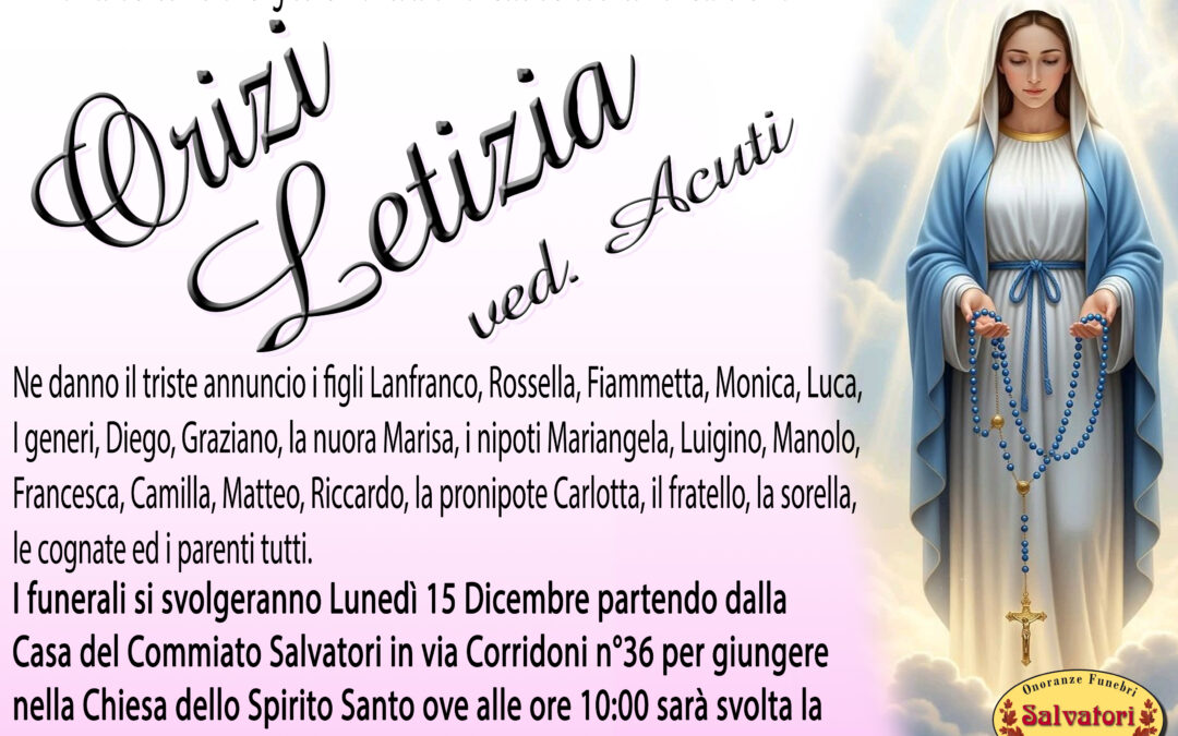 Letizia Orizi ved.Acuti